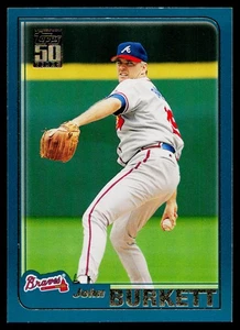 2001 Topps John Burkett #99 Atlanta Braves *EX* - Picture 1 of 2