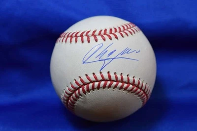 Aroldis Chapman MLB Authentic COA Autograph Major League Signed OML Baseball 3 - Image 1 of 2