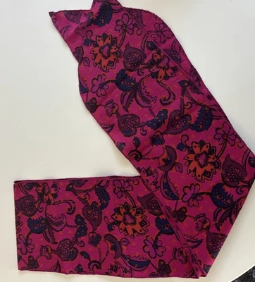 Ray Strauss Floral Hippy Flower Power Vintage Scarf 1970's Cotton - Image 1 of 4