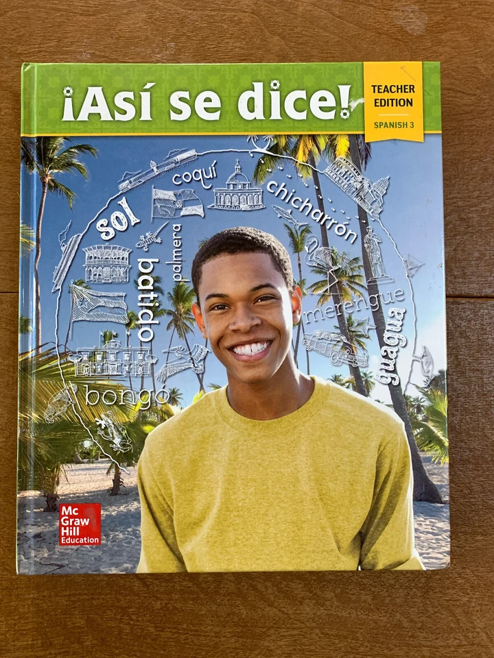 NEW Asi Se Dice! Spanish 3 Teacher Ed McGraw 2016 HC Language - Image 1 of 1