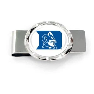 Duke Blue Devils Diamond Cut Money Clip - Picture 1 of 1