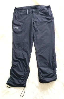 Gramicci Aubrey Pants Womens 12 (38x29) Black Nylon Hiking Performance Climbing Foto 1 de 4