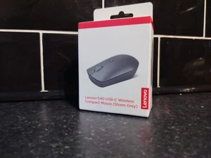 Lenovo Wireless Compact Mouse 540 (UBS-C charging, 2400 DPI, Storm Grey. - Picture 1 of 5