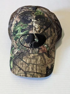 Mossy Oak Logo Hat Cap Snapback Camo Green Black Mesh Embroidered OSFM - Picture 1 of 5
