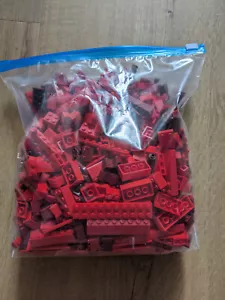 Red and Brown Lego Bricks Bundle - 758g bag - Picture 1 of 1