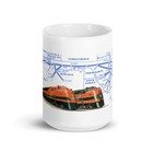 Great Northern Railway Empire Builder Map Mug Train Locomotive Engine