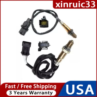 2pcs Upstream&Downstream Oxygen O2 Sensors For 2005-2007 Volvo XC70 V70 L5 2.5L - Image 1 of 4