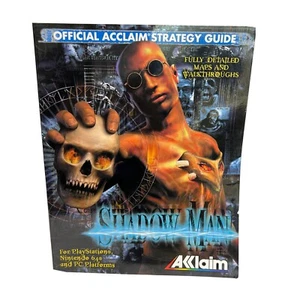 Shadow Man Official Acclaim Strategy Guide Nintendo 64 N64 - Picture 1 of 8