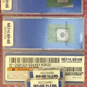 1pc  MITSUBISHI  NP-CNGA 12 04 12GAWS4  CBN Tip Carbide Insert BC8020🎯Machinist - Picture 1 of 1