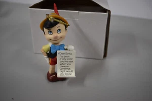 Vintage Disney Grolier PINOCCHIO Christmas Magic Holiday Ornament w/ Box - Bild 1 von 1