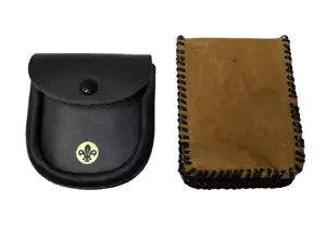 Cartera de cuero vintage Boy Scouts of America BSA - Imagen 1 de 3