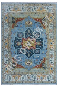 Handmade Oushak Area Rug 8X10 Living Room Bedroom Dining Room 18011 - Picture 1 of 9
