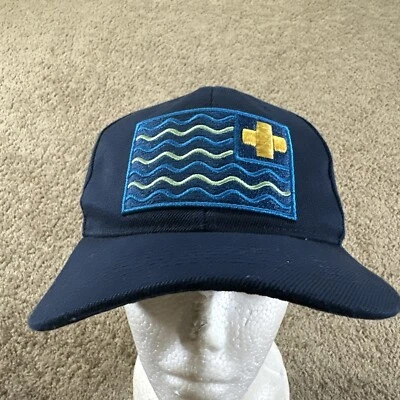 Pink Dolphin Hat Cap Mens Blue Snapback Adjustable Embroidered Logo Foto 1 de 4