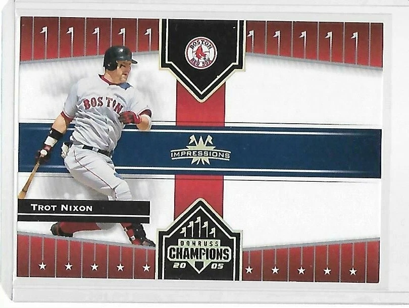 2005 Donruss Champions Impressions Gold #231 Trot Nixon /50 - Image 1 of 2