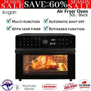 Kogan 30L Digital Air Fryer Oven Dehydrator Roast Rotisserie Bake Defrost Grill - Picture 1 of 12