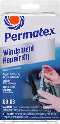 Kit de reparación de parabrisas automotriz Permatex 09103 para parabrisas astillado y agrietado Foto 1 de 4