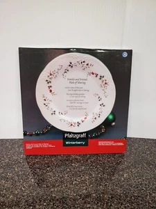 Pfaltzgraff Winterberry Family and Friends Plate of Sharing 12" COOKIE PLATE - Picture 1 of 10