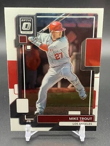 2022 Donruss Optic Mike Trout Base Angels - Picture 1 of 2