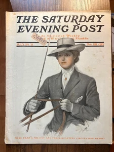 Saturday Evening Post July 29, 1911 Magazine Vintage Print Ads - Picture 1 of 2