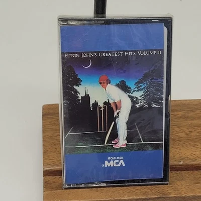 NEW SEALED RARE ELTON JOHN'S GREATEST HITS VOLUME II CASSETTE TAPE  - Image 1 of 3