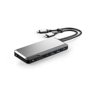 Alogic USB-C Super Dock - 10-in-1 with Dual Display 4K 60Hz Support - Picture 1 of 2