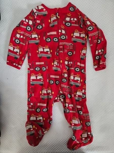Boy's Wonder Nation Red Firetruck Sleepwear  US Size 6-9 Months Boy's Sleepwear - Picture 1 of 7