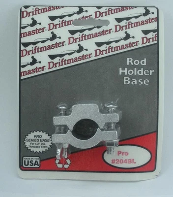 Base de riel redondo Driftmaster 204BL roscada izquierda 7/8 se adapta a 1/2" de diámetro Vástago Foto 1 de 3