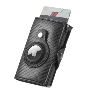 RFID Blocking Wallet Auto Pop up Credit Card Holder Metal Money Clip Mens - Picture 1 of 16