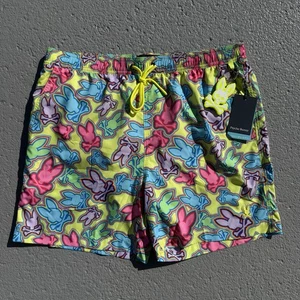 Psycho Bunny Maybrook leichte Allover-Hasen-Schwimm-Trucks für Herren Large - Bild 1 von 10