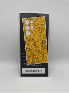 Dbrand Area 51 Hazard Yellow Skin For Galaxy S25 Ultra - Picture 1 of 2