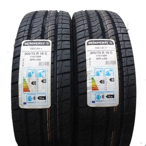 205 75 16C 2x SEMPERIT 205/75 R16C 110/108R Van Sommerreifen 2018 WIE NEU VOLL - Bild 1 von 6