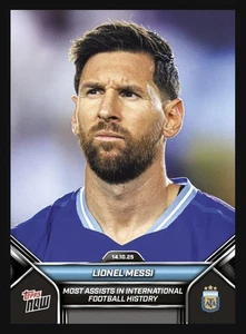 2025 TOPPS NOW AFA ⭐ LIONEL MESSI ⭐ ARGENTINA ☄️ N. 3 (PRESALE) - Picture 1 of 2