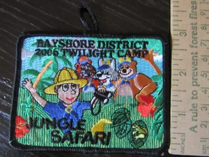 bayshore district 2006 twilight camp patch Jungle Safari - Picture 1 of 5