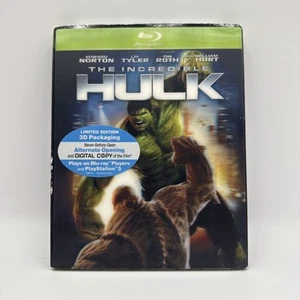 The Incredible Hulk (2008, Blu-ray) Green Case & Lenticular Slipcover RARE FS - Picture 1 of 4