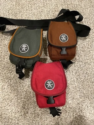 Crumpler Rip Snorter Camera Accessories Mini Bag Crossbody Lot of 3 - Image 1 of 4