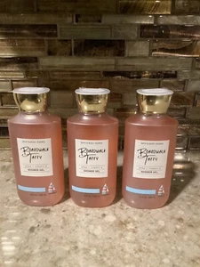 Bath & Body Works BOARDWALK TAFFY 10 oz Shower Gel Wash Vitamin E Shea *LOT OF 3 - Picture 1 of 2