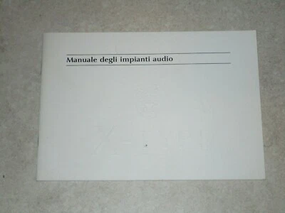 JAGUAR X-TYPE - MANUALE DEGLI IMPIANTI AUDIO - GENNAIO 2001 - OTTIME CONDIZIONI - Immagine 1 di 4