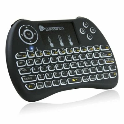 Beastron 2.4GHz Mini Wireless Keyboard w/Mouse Touchpad Rechargeable Combo - Image 1 of 4