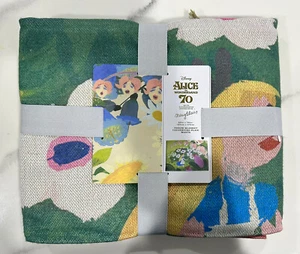 Disney Alice In Wonderland 70th Anniversary Throw Blanket by Mary Blair NIP Rare - Picture 1 of 4