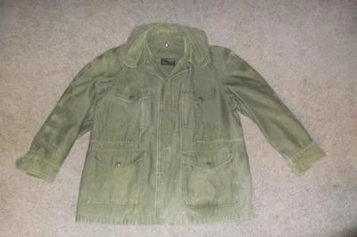 Military Medium Sht 1961 USAF Fatigue M65 Field Jacket Coat Men OG107 Vietnam170 - Image 1 of 4