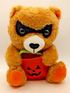 Hallmark 9" Stuffed Animal Halloween Masked Teddy Bear Plush Toy Trick or Treat - Picture 1 of 7