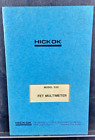 Used Original Hickok Operating Manual Model 350 Fet Multimeter