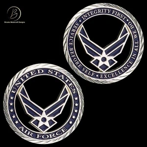 Air Force Core Values Hollow Commemorative Challenge Coin - Bild 1 von 8