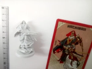 HACHIMAN MINIATURE + CARD/ORIENTAL/KAMI UNBOUND / RISING SUN CMON G63 - Picture 1 of 1