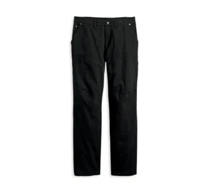 Pantalones de mezclilla negros Harley Davidson para hombre tejidos mecánicos 40x34 96000-23VM - Imagen 1 de 18