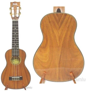 Alulu Solid Hawaiian koa concert Ukulele,Abalone rosette,hardcase,HUA233 - Picture 1 of 13