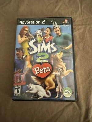 PlayStation 2 Sims 2 Pets game with Manual   - Image 1 of 3
