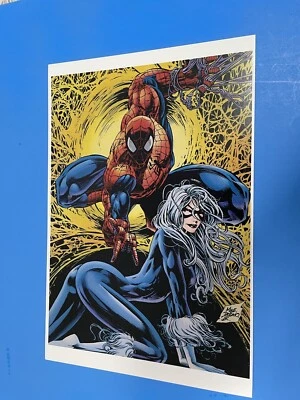 MARVEL COMICS THE SPECTACULAR SPIDER-MAN AND THE BLACK CAT POSTER PIN UP NEW. - Image 1 of 3