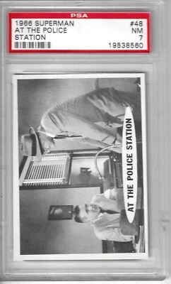 1966 The Adventures of Superman Card #48 - Picture Puzzle - Reduced - NM 7 - Image 1 of 2