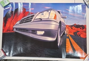 MERCEDES-BENZ C36 LIMITED PRODUCTION CAR ADVERTISING POSTER - LARGE 24x36" - Picture 1 of 13